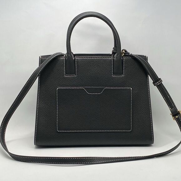 Burberry Black Mini Frances TB Plaque Tote Bag - Picture 6 of 16